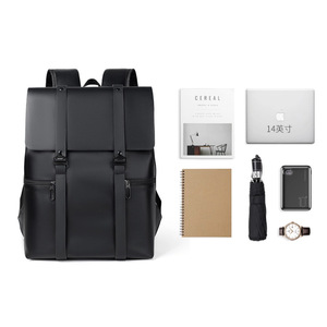 2025 New PU <b>Leather</b> <b>Large</b> Capacity Oversized with USB Charging Port for Business Travel Sports Outdoor Computer <b>Backpack</b> Bag - Product Image 4