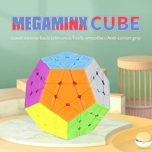 Magic Mega <span class=keywords><strong>3x3</strong></span> Cube Stickerless Dodecahedron Speedcubing Cube Puzzle Fidget Juguetes para niños - Product Image 2