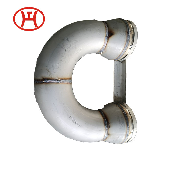 Труба из нержавеющей стали ASTM A182 A403 A213 316L сборная труба с фланцевым коленчатым редуктором