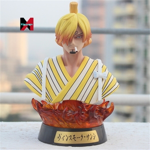 Figuras De Zoro Luffy <span class=keywords><strong>Sanji</strong></span> <span class=keywords><strong>figura</strong></span> De medio cuerpo escala 1/8 con luz De Control remoto brillará figuras De Anime de una pieza - Product Image 2