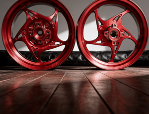 Jantes en aluminium gravées CNC pour Honda Giorno - 122.5J/122.15J, jantes personnalisées légères, résistantes aux climats tropicaux - Product Image 4