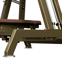 Banc de musculation double réglable de qualité supérieure pour les passionnés de gym à domicile et l'entraînement en salle de sport