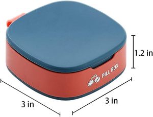 2026 New Hot Sale Seven-Day Pill Case Plastic Small Pill <b>Box</b> Custom Logo Portable Pill <b>Box</b> - Product Image 2