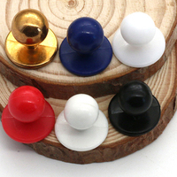 Boutons de veste de chef en nylon de haute qualité 7mm 11mm 12mm, style plat, durables, livraison rapide pour sacs