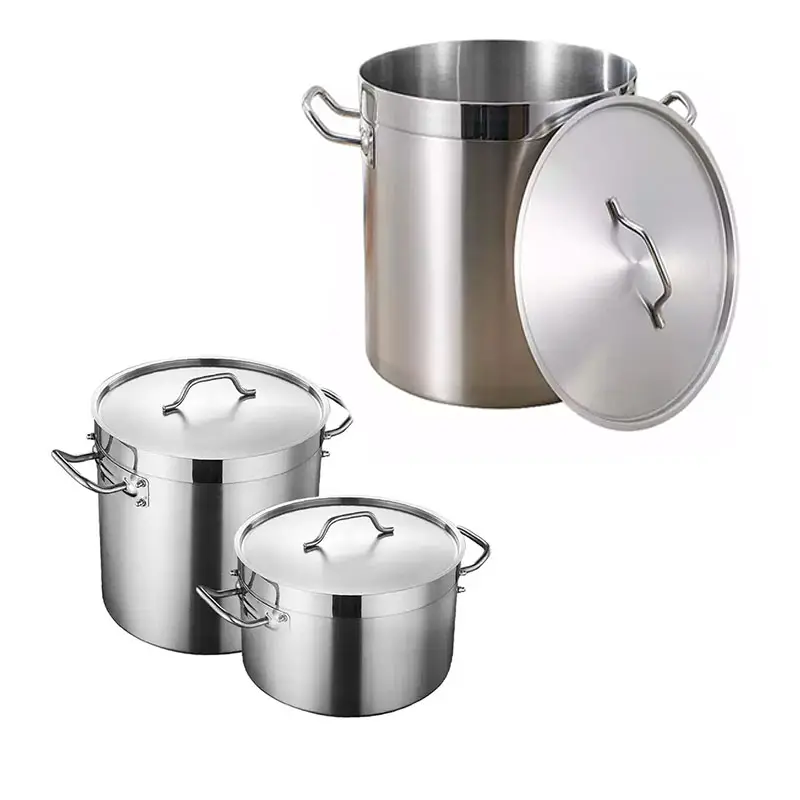 Best Sell Stainless Steel Soup Pots with Lids Cooking Pot Stock Pot