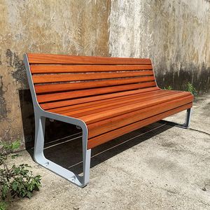 Vente directe du <span class=keywords><strong>fabricant</strong></span> banc extérieur <span class=keywords><strong>de</strong></span> <span class=keywords><strong>restaurant</strong></span> commercial solide personnalisable banc <span class=keywords><strong>de</strong></span> jardin en bois et en aluminium - Product Image 2