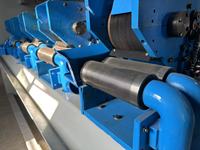 Máquina de hilar por fricción de 6 cabezales para la fabricación de hilo grueso para mopas o alfombras, tipo DREF