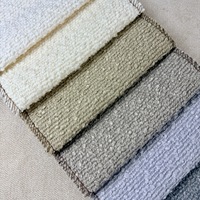 Tissu aspect lin, sensation granulaire, doux et moelleux, matière chenille pour housse de coussin et chaise