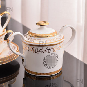 China Ceramic Coffee Cup Tea Pot Sugar Pot Gift Box Set for <b>Family</b> Parties and Weddings PC Dinnerware Sets for Home Use - Product Image 5