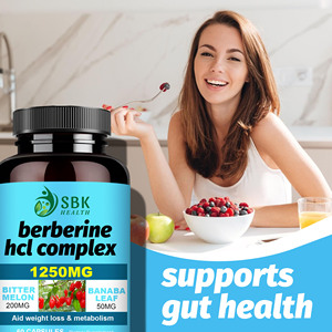 Best Selling ODM Berberine HCL Complex Capsules Dietary <b>Supplement</b> Promote Weight Loss Function and Support Metabolism Levels - Product Image 5