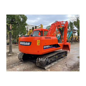 Excavadora sobre orugas de 15 toneladas DOOSAN original usada precio barato de fábrica con capacidad de trabajo de cuerda de alto rendimiento a la venta - Product Image 1
