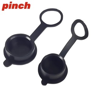 Pinch Aviation <b>Plug</b> Protective Cover Waterproof Cap GX12 GX16 GX20 Rubber Dust Cap Black For <b>Replace</b> Repair - Product Image 4