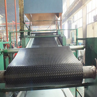 Rouleau de revêtement de sol en caoutchouc à plaque de diamant personnalisable en usine Rouleau de tapis en caoutchouc mince antidérapant