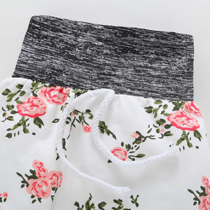Wholesale Toddler Floral Long Sleeve Fashion Casual Hoodie Girl Fall Hoodie Sets - Product Image 6