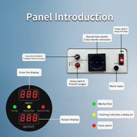 Régulateur/Stabilisateur de tension automatique monophasé Wiices 1KVA 2000VA à montage mural AC 220V Modèle 500VA/1000VA/1500VA/2000VA pour