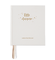 Livre pour bébé à couverture rigide en lin avec logo personnalisé 100 pages de planificateur de grossesse Journal de mémoire pour la première année de bébé taille A5 Journal souvenir