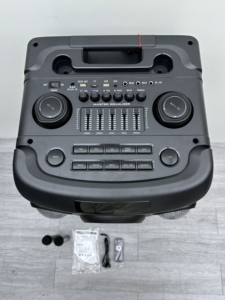 Bán buôn OEM 2025 đôi 12 inch Loa Xách Tay Karaoke Loa thêm hai micro để bán - Product Image 4