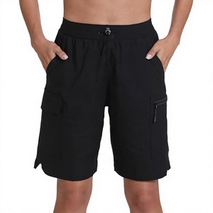 Shorts de vélo de haute qualité pour l'extérieur, avec ceintures élastiques, coupe ample, plusieurs poches, séchage rapide, imprimé anti-transpiration. - Product Image 2