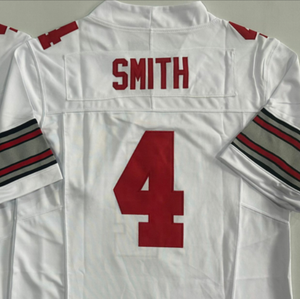 Готовый к отправке Jeremiah Smith красная чаша лучшего качества сшитый университетский футбольный трикотаж - Product Image 2