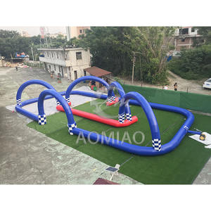 अनुकूलित एयर ट्रैक क्षेत्र इंफ्लेटेबल कार्ट रेस गेम बिक्री के लिए बंपिंग कार pvc सामग्री पर - Product Image 2