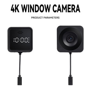 Cámara web Windows Hell con reloj de tiempo pantalla LCD 4K 8MP bandas duales Wifi seguridad interior Mini CCTV 256G Grabación de tarjeta TF - Product Image 2