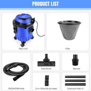 Factory Wholesale <b>Handheld</b> 15L Plastic Canister <b>Vacuum</b> Cleaner for Home and Hotel Deep Floor Carpet Furniture Cleaning - Product Image 6