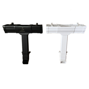 Pvc ASA lợp nước mưa thoát nước máng xối và downspout mái cống hệ thống máng xối 5.2inch 7inch Trắng đen tối màu nâu - Product Image 1