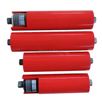 Nouvelle usine chinoise, vente en gros, rouleaux de convoyeur en acier de haute qualité, durables, revêtus de caoutchouc, pour usage agricole, avec une grande capacité de charge