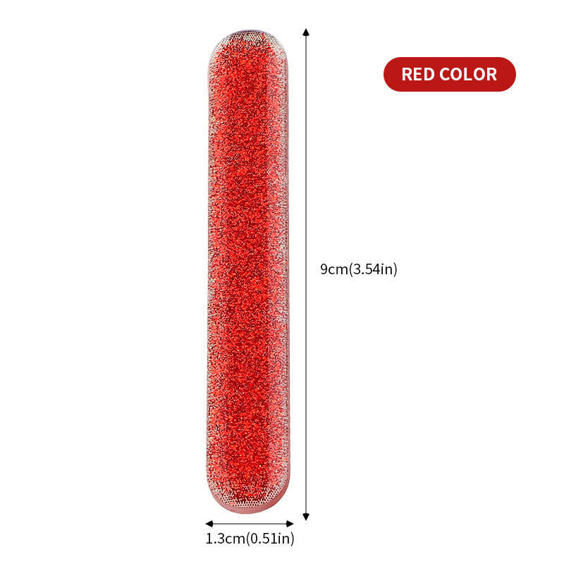 ตะไบเล็บแก้วสีแดง