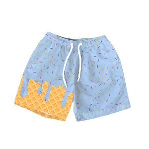 Preorder Boutique Summer Designs Ice Cream <span class=keywords><strong>Drip</strong></span> Sprinkles Print Kids Boy Shorts Venta al por mayor Brother Baby Clothes Shorts Styles - Product Image 3