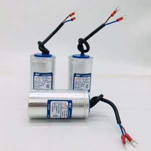 คาปาซิเตอร์มอเตอร์เฟสเดียว CBB60 30uf ถึง 60uf คาปาซิเตอร์ฟิล์มแบบมีสายสำหรับมอเตอร์และปั๊มน้ำ - Product Image 2