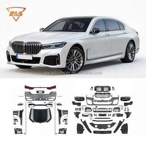 Kit de Carrocería al por Mayor de Fábrica para BMW Serie 7 G12 (08-15 F02) Actualización a Nuevo Modelo 21-23 G12 LCI MT, Parachoques, Luces, Capó y Guardabarros - Product Image 5