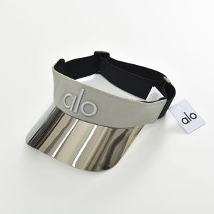 Nouvelle casquette unisexe AL0 dégradée noire et blanche avec visière solaire étendue, visière rigide et visière ouverte pour la protection UV en extérieur et le yoga - Product Image 3