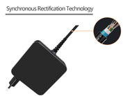 Pengisi daya Cepat USB-C 45W dengan PD 3.0 kompatibel dengan Dell untuk HP untuk Lenovo Asus untuk Chromebook AC adaptor catu daya