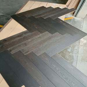 Revêtement de qualité commerciale Plancher en chêne à 2 couches Plancher en bois d'ingénierie de support en <span class=keywords><strong>peuplier</strong></span> naturel de chêne européen de 1.2mm - Product Image 4