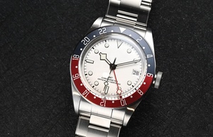 LOGO Montre mécanique GMT en acier inoxydable pour hommes, 40 mm, analogique, chronomètre sportif, double fuseau horaire, fermoir pliant - Product Image 2