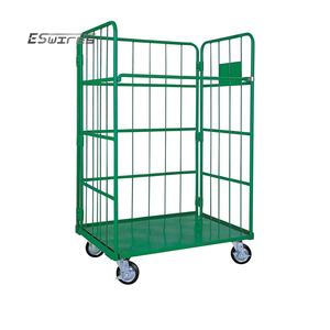 <span class=keywords><strong>Chariot</strong></span> industriel <span class=keywords><strong>pliable</strong></span> à conteneur de petit pain de logistique de grillage en acier en métal de 500 <span class=keywords><strong>kg</strong></span> - Product Image 2