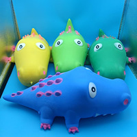 Bestseller transfrontalier MoGo Jumbo crocodile Squishy, jouet anti-stress pour filles, en silicone souple EVA à récupération lente, décompression