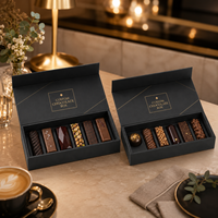 Individuell Bedruckte Luxus-Geschenkbox für Schokolade mit Magnetverschluss für Feiertagsverpackungen vom Hersteller