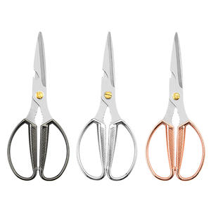 Tijeras de Cocina Multifuncionales de Acero Inoxidable para Cortar Huesos de Pollo y Vegetales, Opciones de Color Plata, Oro Rosa y Gris Metálico - Product Image 1