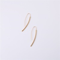 Boucles d'oreilles pendantes minimalistes Gaovo en acier inoxydable, lignes élégantes, chic et discrètes, pour un usage quotidien, boucles d'oreilles tendance pour femmes