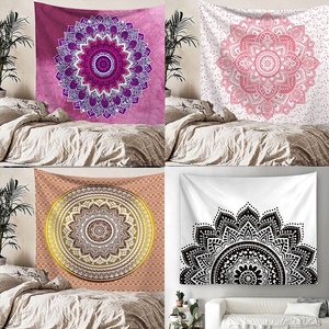 Bohemia Mandala serie Hippie psichedelica camera da letto <span class=keywords><strong>estetica</strong></span> personalizzata arazzo su misura mediazione Yoga Picnic tappetino - Product Image 5