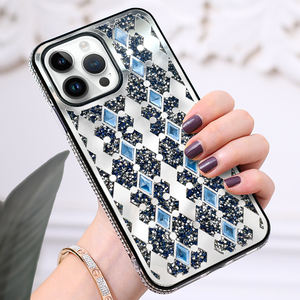 เคสฝาหลังโทรศัพท์มือถือ TPU กระจกติดเพชรหรูหราสำหรับ <span class=keywords><strong>OPPO</strong></span> R17 Pro Reno4 Pro 5G เด็กผู้หญิง - Product Image 1