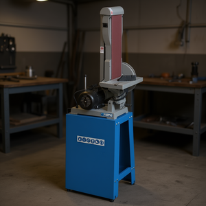 เครื่องขัดสายพานเอียงได้ Fervi พร้อมแท่นวาง กว้าง 150 มม. มอเตอร์ 2000 วัตต์ เกรดอุตสาหกรรม - Product Image 3