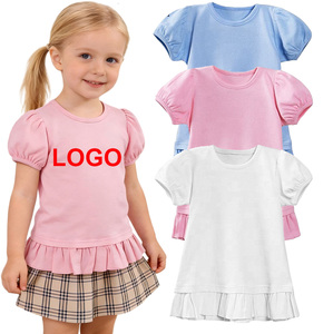 Nuova Collezione 2026: T-Shirt a Maniche Corte per Bambine in Cotone con Velcro, Maglietta con Motivo Fiabesco, T-Shirt Magica Trasformabile - Product Image 5