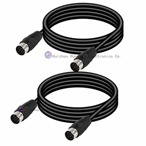 Din 13Pin nam-to-nam điện tín hiệu cáp điều khiển 13 Pin MIDI <span class=keywords><strong>Mini</strong></span> DIN nam nối với nam âm thanh AV Cáp mở rộng - Product Image 3