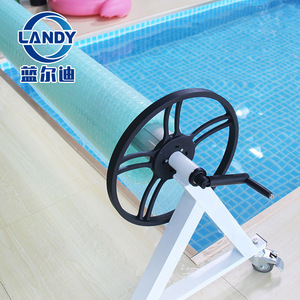 รอกคลุมสระว่ายน้ำ Landy รุ่น 60F ทำจากอลูมิเนียมอัลลอย พร้อมล้อ สำหรับเก็บผ้าคลุมสระว่ายน้ำ - Product Image 1
