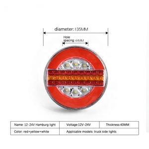 Neue 49-LED-Blitz-Wasserleuchte 4 Zoll LKW-Rücklicht Universelle Passform 10-30V - Product Image 2