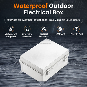 QILIPSU 370x270x150mm Boîte de jonction électrique étanche IP67 avec couvercle, <span class=keywords><strong>armoire</strong></span> IoT sur rail Din <span class=keywords><strong>pour</strong></span> appareils réseau extérieurs - Product Image 2
