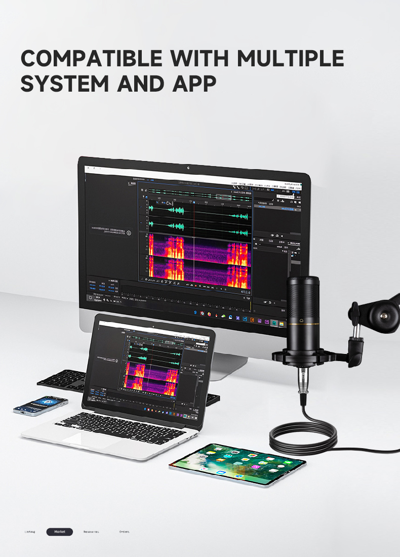 GAM-ZX320 Condenser Microphone Kit for Studio Recording